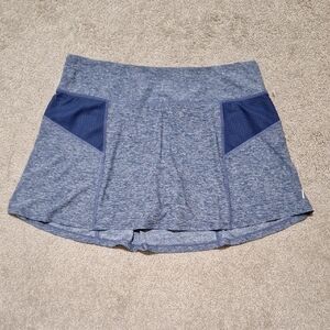 NWOT Head Women's Heathered Blue Skort